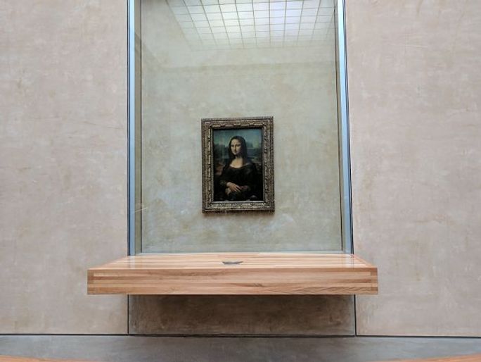 Mona Lisa at Louvre, Paris, France