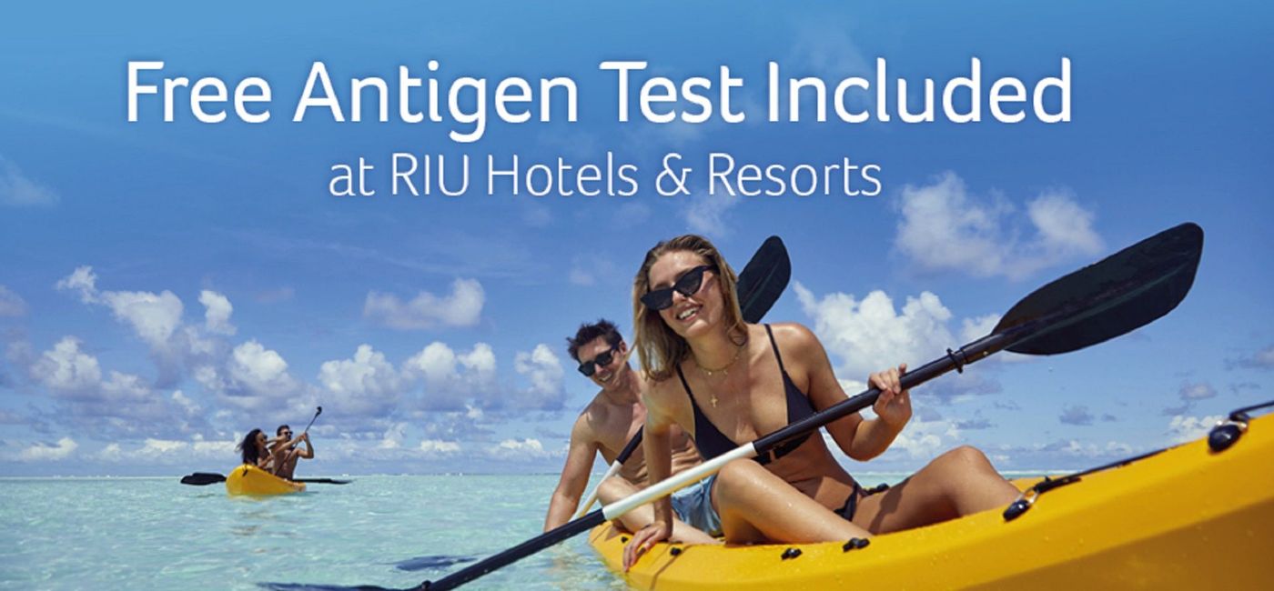 Image: Free antigen testing at RIU Hotels & Resorts. (photo via RIU Hotels & Resorts)