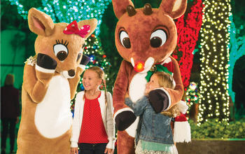 Rudolph's ChristmasTown at SeaWorld Orlando.