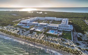 Aerial view of Riu Palace Costa Mujeres