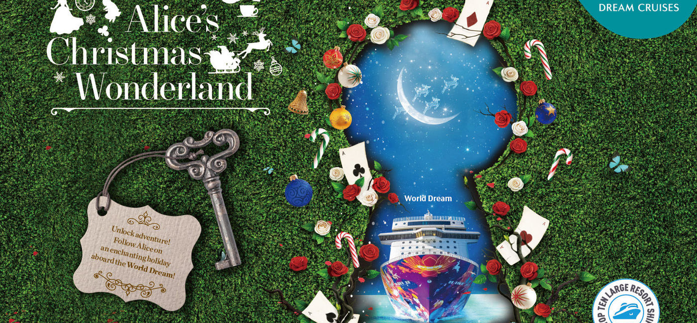 Image: PHOTO: Dream Cruises' Alice's Christmas in Wonderland voyages. (photo via Dream Cruises)