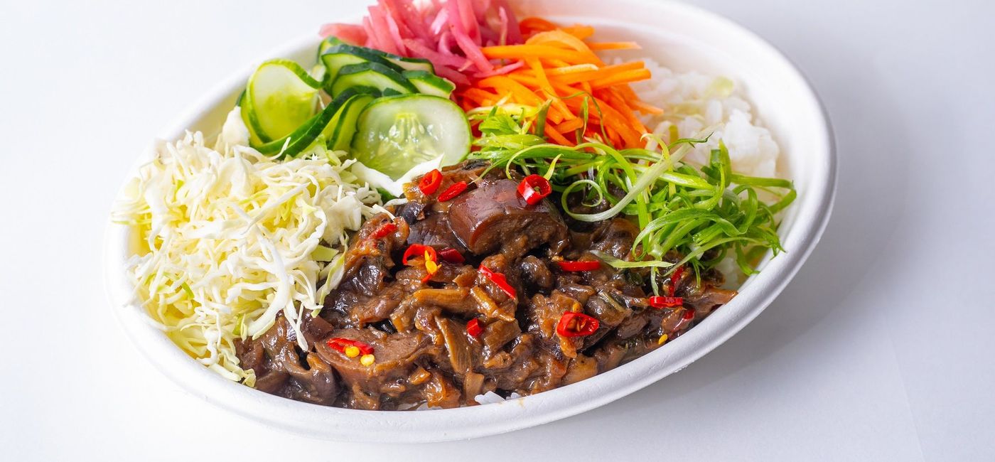 Image: A delicious meal from David Chang’s Bang Bar. (photo via The Cosmopolitan of Las Vegas)