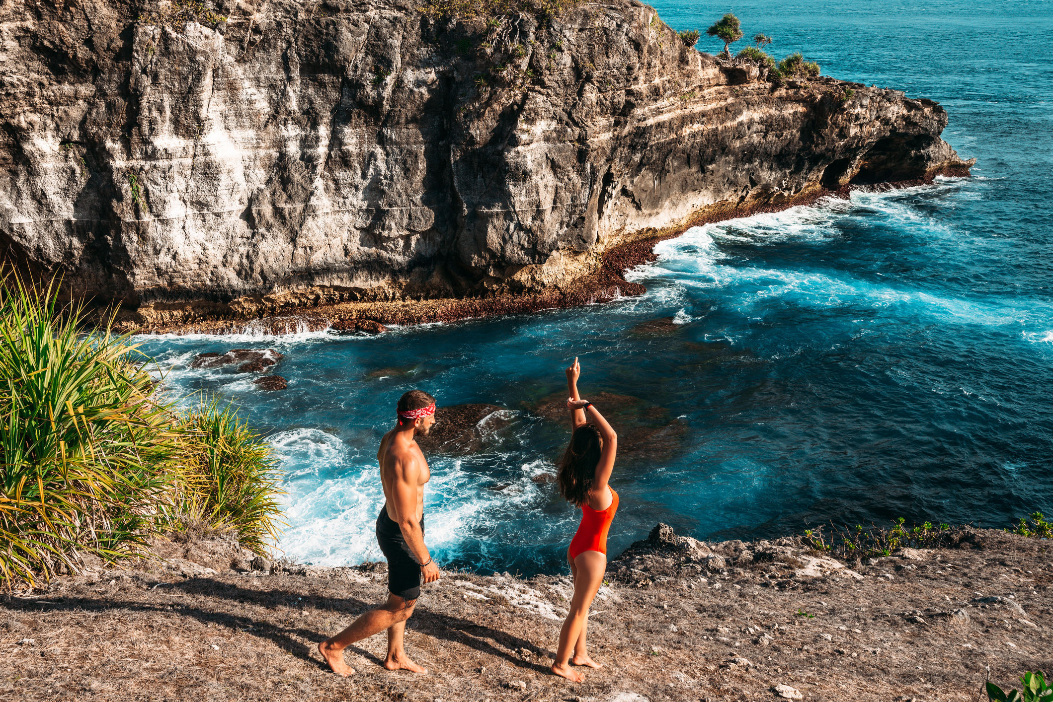 A couple enjoying Bali, Indonesia