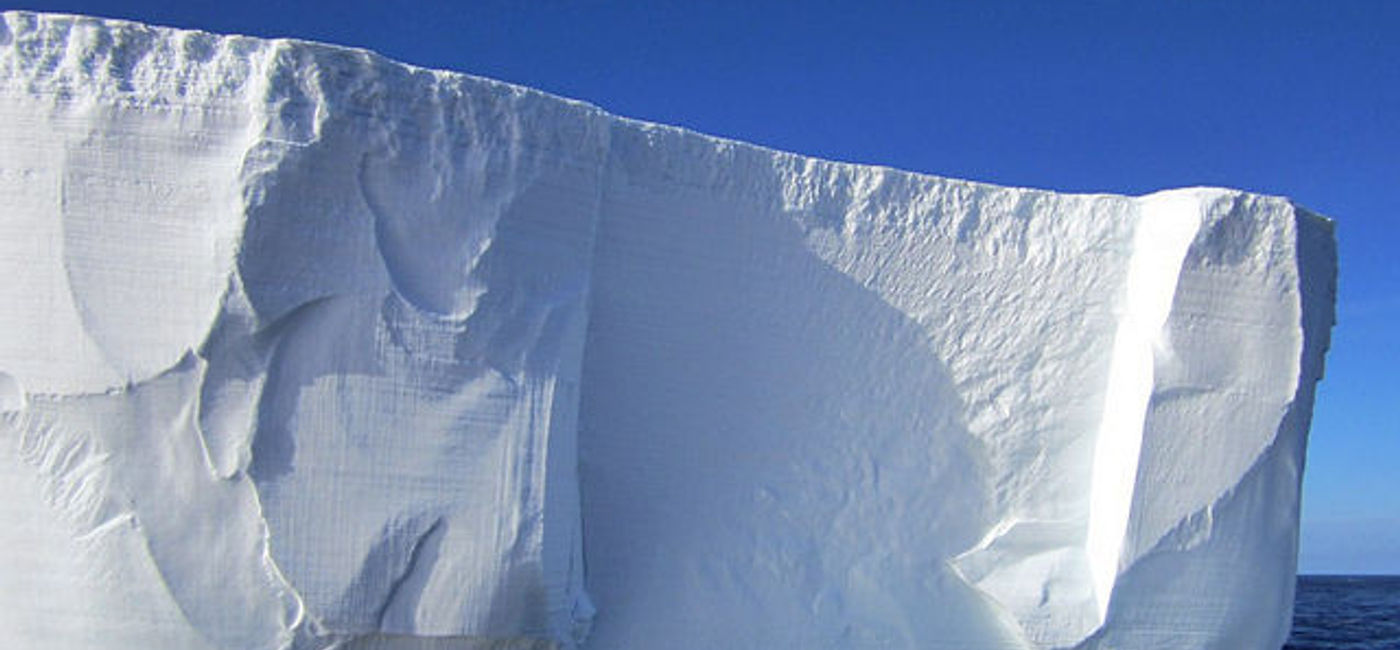 Image: PHOTO: A hulking iceberg, much like this one off Antarctica, got the attention of Maritime Province Canadians. (photo via Flickr/David Stanley)