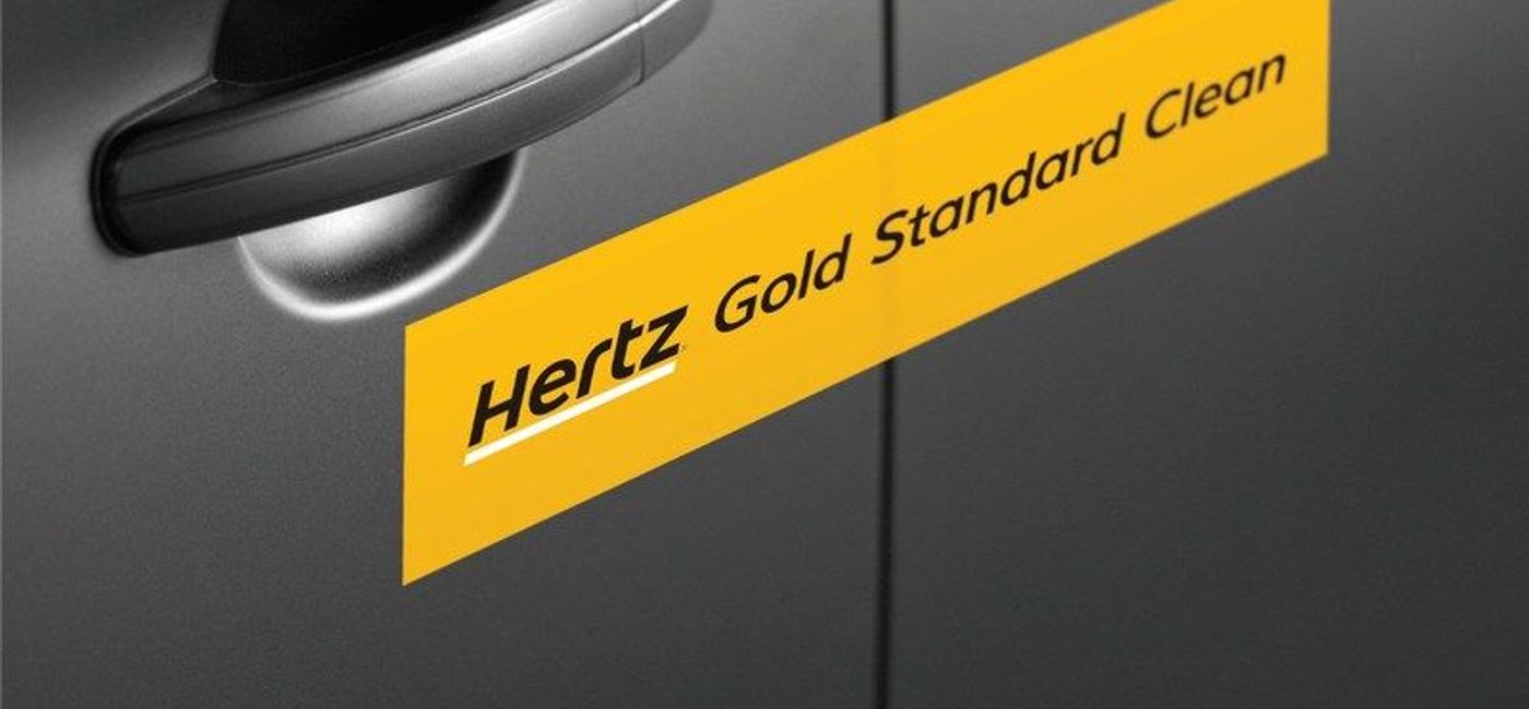 Image: PHOTO: Hertz Gold Standard Clean. (Photo via Hertz)