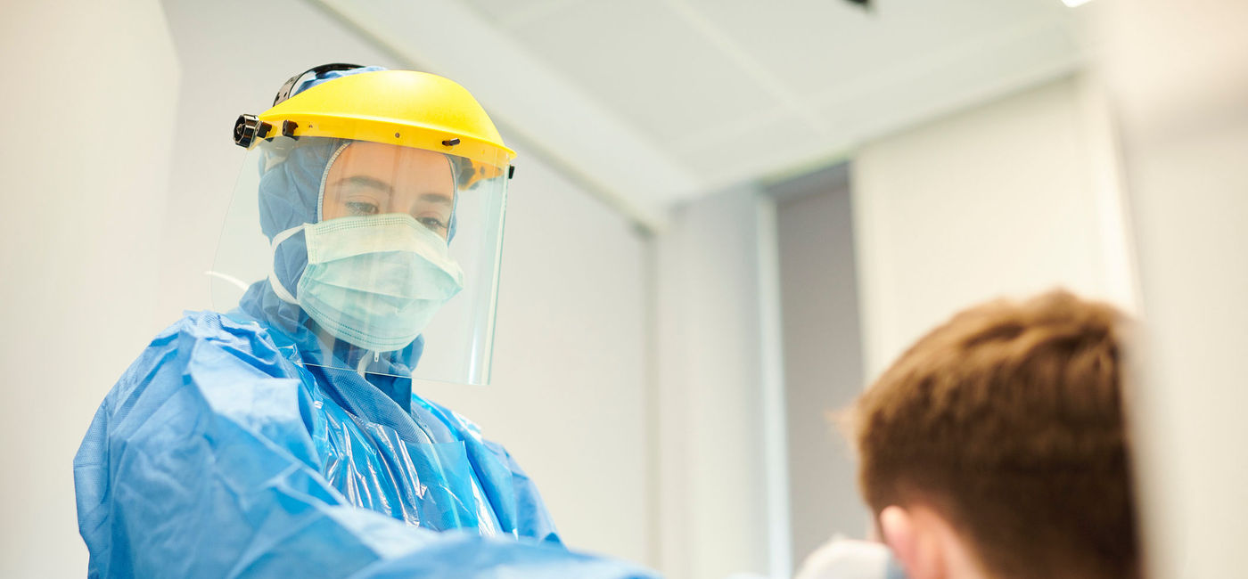 Image: PHOTO: Medical worker wearing personal protective equipment. (Photo via iStock/Getty Images E+/sturti)
