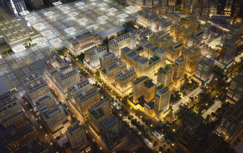 Rendering of the Rua Al Madinah Project, Saudi Arabia, Marriott Saudi Arabia