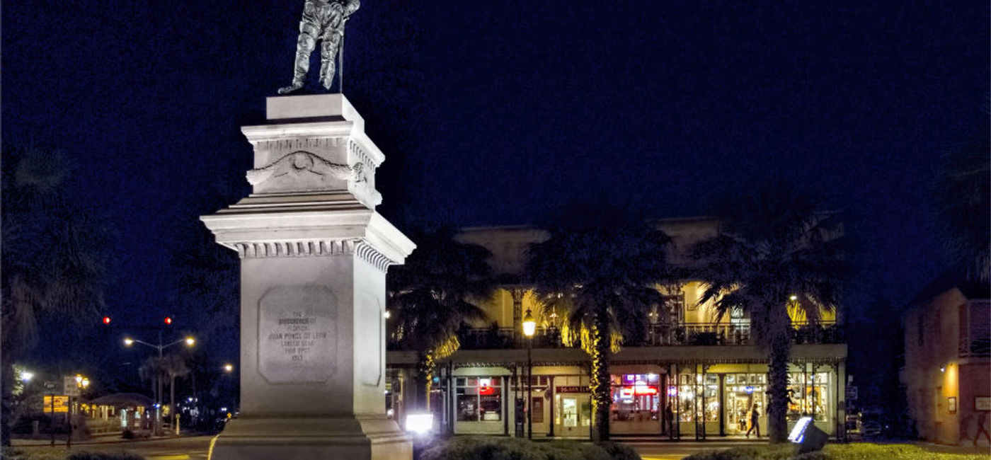 Image: PHOTO: Statue of Ponce de León in St. Augustine, FL. (photo via Flickr/Dan Lundberg)