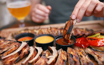 BBQ Ribs Close-up