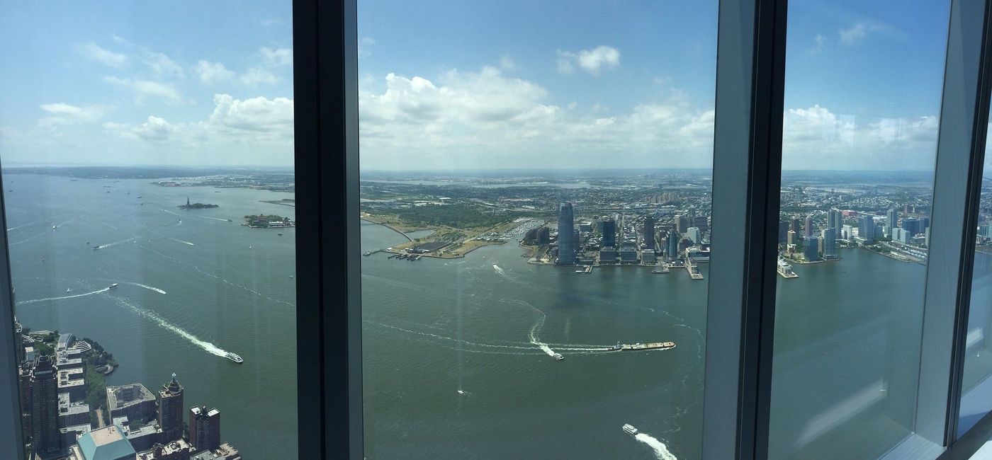 Image: PHOTO: View from the One World Observatory atop 1 World Trade Center in New York City. (Kai Brinker)