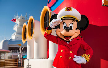 Captain Minnie Mouse is delighting children aboard all Disney Cruise Line ships.