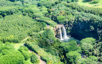Wailua Falls, Kauai, Hawaii.