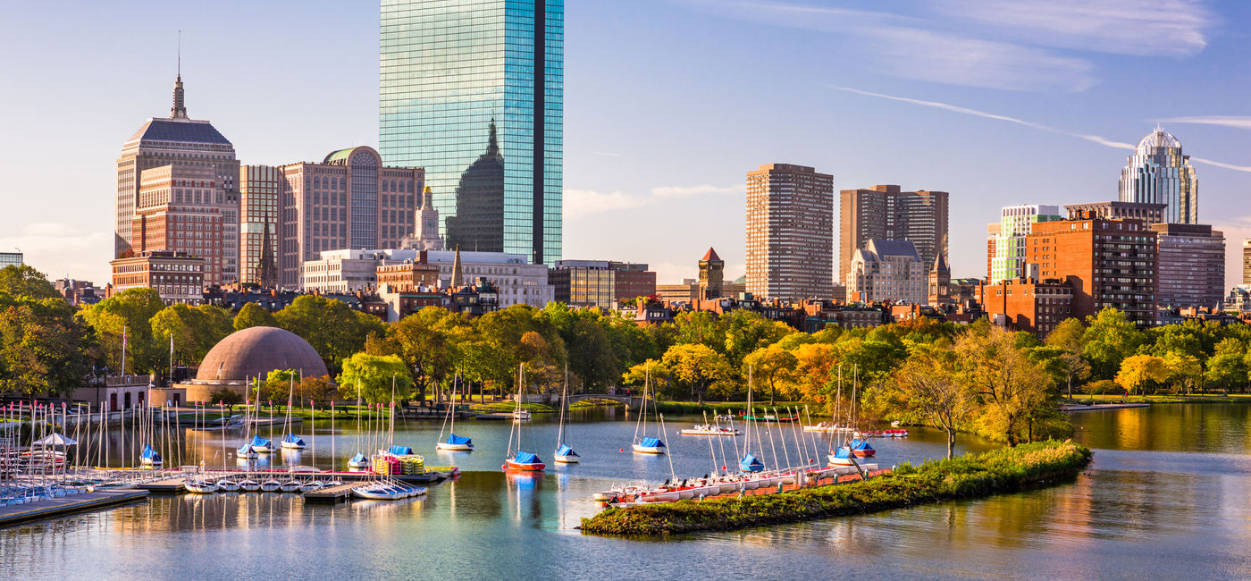 Image: Boston, Massachusetts skyline from the river. (photo via Sean Pavone/iStock/Getty Images Plus) (Sean Pavone / iStock / Getty Images Plus)