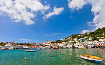 View of Carenage, St. George in the capital city of Grenada (photo via Flavio Vallenari/iStock/Getty Images Plus)