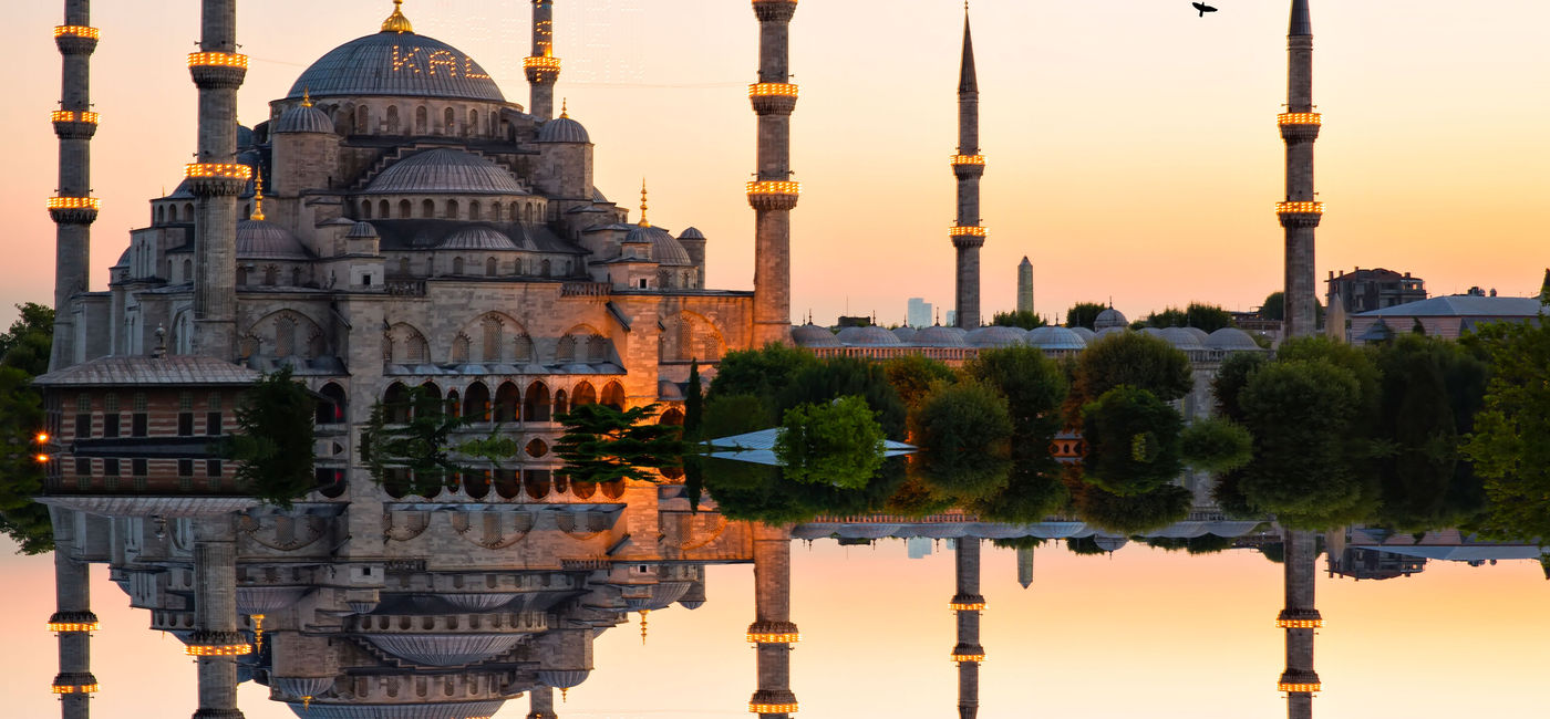 Image: Blue Mosque and Hagia Sophia, Istanbul, Turkey. (photo via Photosensia/iStock/Getty Images Plus) (Photosensia / iStock / Getty Images Plus)