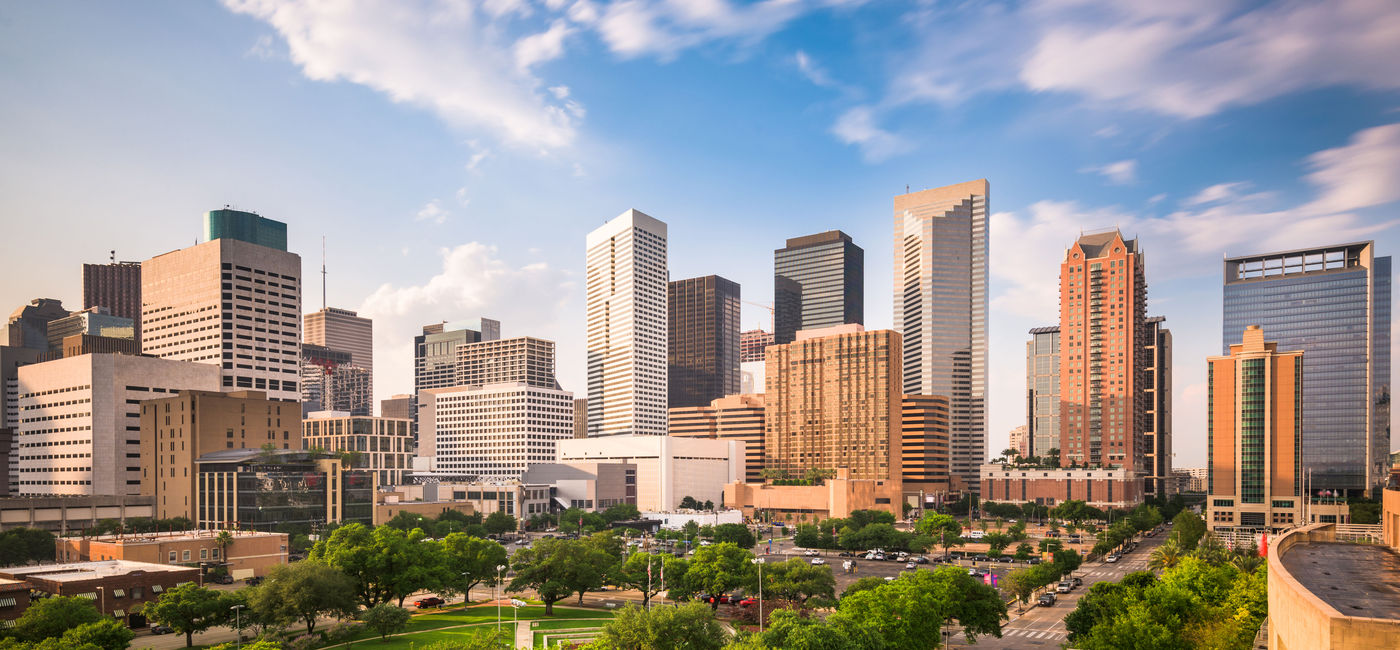 Image: Houston, Texas skyline. (photo via SeanPavonePhoto/iStock/Getty Images Plus)