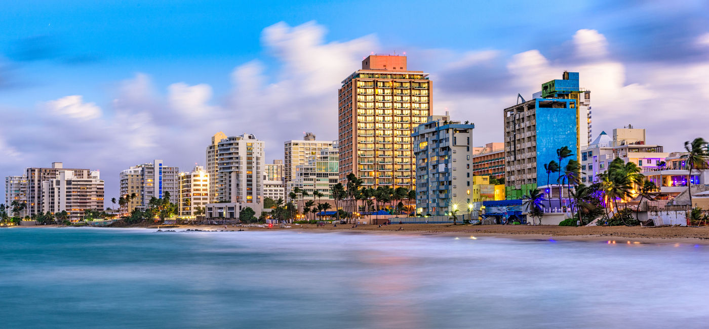 Image: PHOTO: San Juan, Puerto Rico resort skyline on Condado Beach. (photo via SeanPavonePhoto/iStock/Getty Images Plus) (SeanPavonePhoto / iStock / Getty Images Plus)