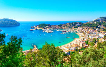 Port de Soller, Mallorca, Spain (photo via pixelliebe / iStock / Getty Images Plus)
