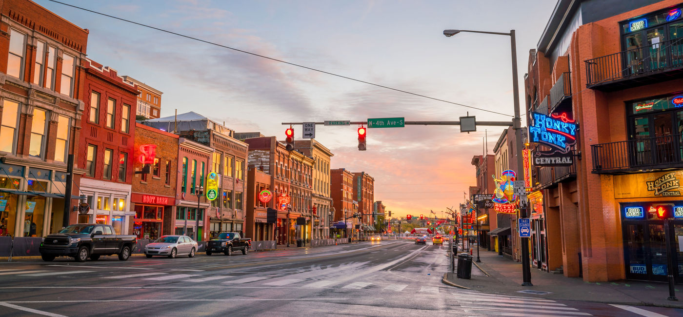 Image: PHOTO: Neon signs on Lower Broadway Area in Nashville, Tennessee. (Photo via f11photo / iStock / Getty Images Plus)