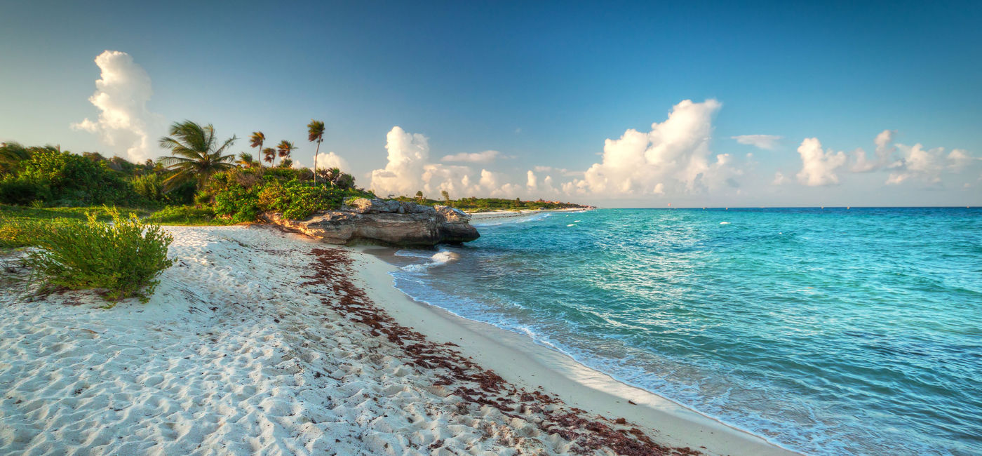 Image: PHOTO: A beach in Riviera Maya. (photo via Mustang_79 / iStock / Getty Images Plus)