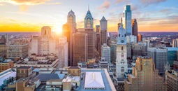 Skyline of downtown Philadelphia at sunset USA (Photo via f11photo / iStock / Getty Images Plus)