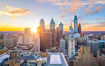 Skyline of downtown Philadelphia at sunset USA (Photo via f11photo / iStock / Getty Images Plus)