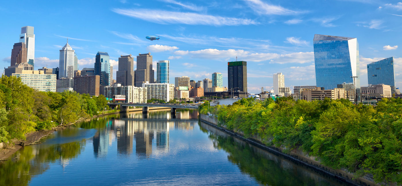 Image: PHOTO: Downtown skyline and Schuylkill River in Philadelphia, Pennsylvania. (photo via dibrova/iStock/Getty Images Plus) (Photo Credit: dibrova / iStock / Getty Images Plus)