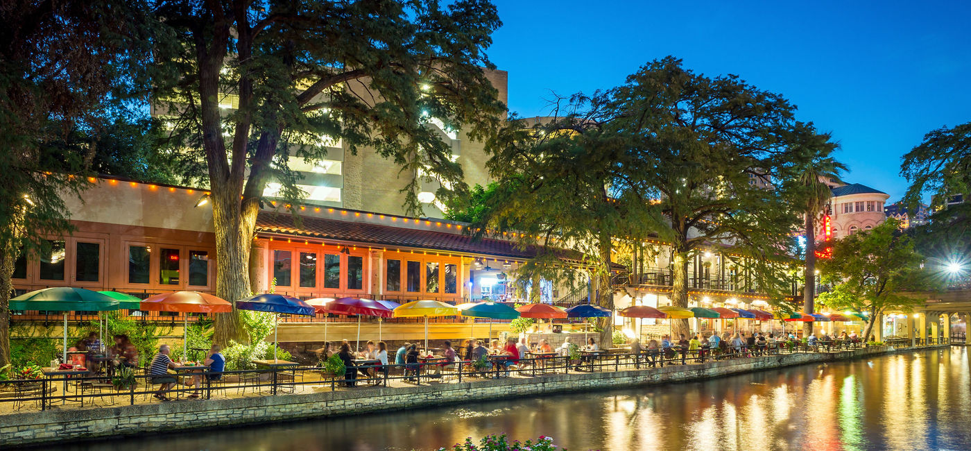 Image: A section of the famous Riverwalk in San Antonio, Texas. (photo via f11photo / iStock / Getty Images Plus)