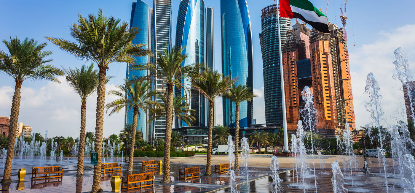 Image: Skyscrapers in Abu Dhabi, United Arab Emirates. (photo via alan64/iStock/Getty Images Plus)