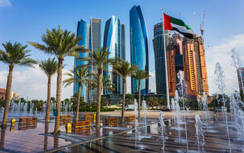 Skyscrapers in Abu Dhabi, United Arab Emirates (photo via alan64/iStock/Getty Images Plus)