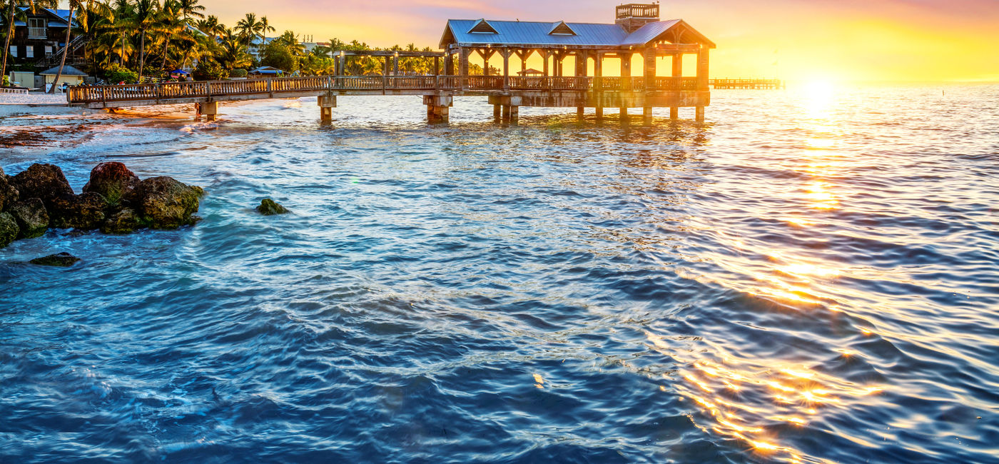 Image: Pier at the beach in Key West, Florida. (Photo via ventdusud / iStock / Getty Images Plus)