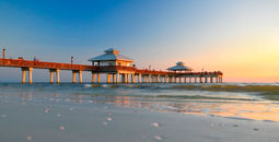 Low camera angle, late afternoon, Fort Myers Beach, Florida. (photo via fotoguy22 / iStock / Getty Images Plus)