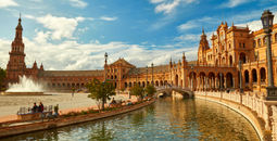 Spain Square (Plaza de Espana). Seville, Spain. (photo via silverjohn / iStock / Getty Images Plus)