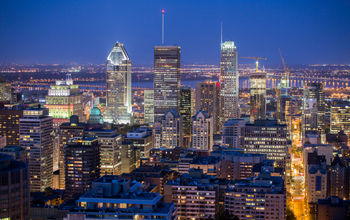 Montreal downtown at dusk (mirceax / iStock / Getty Images Plus)