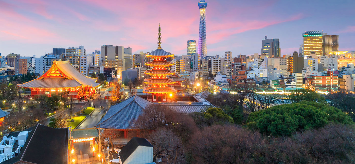 Image: View of Tokyo skyline at sunset. (photo via f11photo/iStock/Getty Images Plus) (f11photo / iStock / Getty Images Plus)