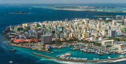 Maldivian capital Male view from above (photo via niromaks / iStock / Getty Images Plus)