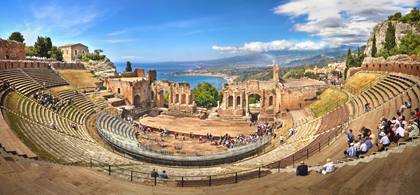 Image: Taormina, Sicily. (Provided by Collette)