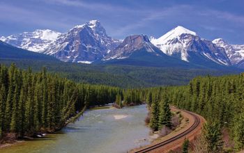 Canadian Rockies featuring Rocky Mountaineer