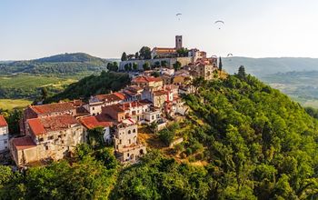 Motovun, Istria, Croatia, village, Balkans