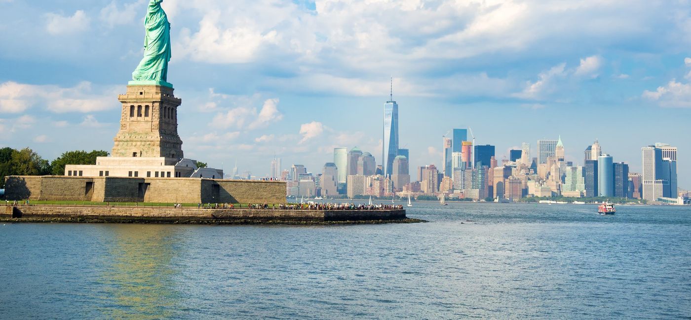 Image: Statue of Liberty with the New York City skyline beyond. (Photo courtesy of Collette) (Provided by Collette)