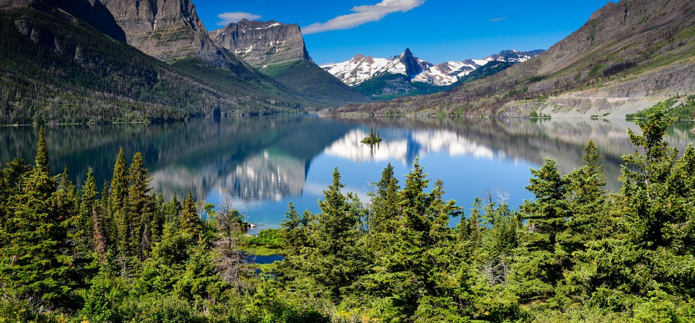 Image: Saint Mary Lake, Glacier National Park, Montana.  (Provided by Collette)