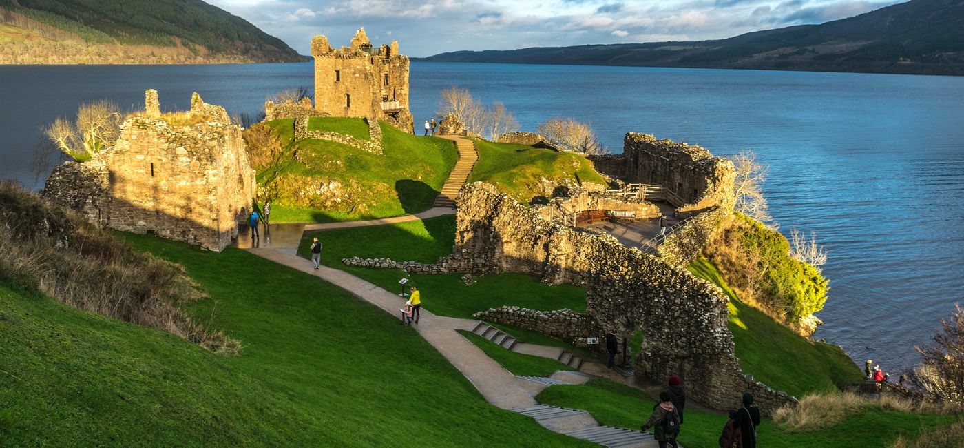 Image: Urquhart Castle, which sits beside Loch Ness in the Highlands of Scotland. (Provided by Collette)
