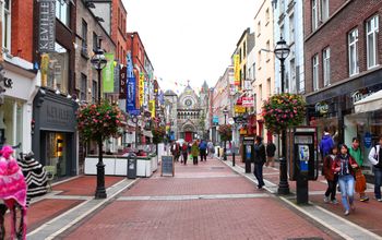 South Anne Street in Dublin, Ireland.