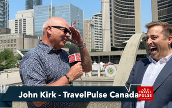 John Kirk with Vincent Gauthier-Dore, Managing Director Sales, North America, Air Canada