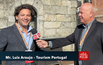 John Kirk with Luis Araujo President & CEO, Visit Portugal