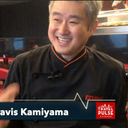 John Kirk with Travis Kamiyama - Sushi Jedi and Chef for Izumi onboard Royal Caribbean