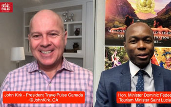 John Kirk Talks Travel With Minister Dominic Fedee - Saint Lucia on COVID-19