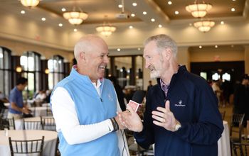 John Kirk with Jack Armstrong - Toronto Raptors Broadcasting Legend