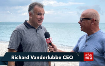 TripCentral CEO Richard Vanderlubbe with John Kirk