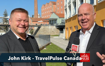 John Kirk with TAP Airlines, Frederic Gossot